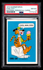 1974 COOL CAT WARNER BROS PSA 8 NM-MT CARD DC COMICS PERIODICAL WONDER BREAD picture