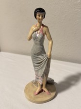 Vintage Roaring 20’s Lady Figurine Albert E. Price Productions Flapper Sculpture picture