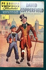 CLASSICS ILLUSTRATED #48 David Copperfield Charles Dickens (Twin Circle) VG+ picture