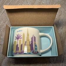Starbucks Dubai Been There Series 14 oz Mug Pin Drop Collection NIB Box picture