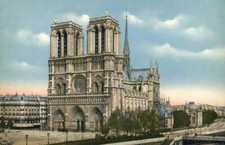 Paris The Notre-Dame Cathedral 1905 Old Photo picture