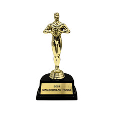 Best Gingerbread House Trophy 7
