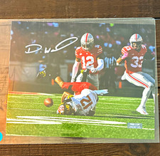 Denzel Ward Ohio State signed 8”x10” Football Photo Prime Time 12 Witnessed picture