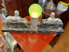 Outsatnding Art Deco Egyptian Sphinx Lamp  picture