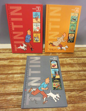 The Adventures of Tintin Series Volumes 3,4,5 Hardcover (3 stories each)  Hergé picture