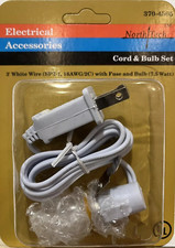 New C7 Replacement Light Cord for BLOW MOLD, 3', Socket & Bulb Outdoor W/Fuse picture