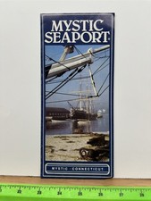 Mystic Seaport Connecticut Information Brochure Vintage picture