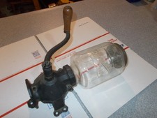 Antique Arcade No. 40 Crystal No. 4 Wall Mount Coffee Grinder-Nice Condtion picture