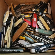 Mystery Lot Of 10 Vintage Assorted Folding Pocket Knives For Relics Parts Repair picture