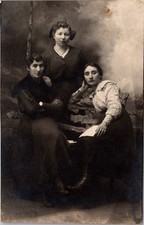 Three Women In Period Attire Edwardian Era Or 1910s Vintage Postcard TP15-14 picture