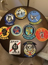 Lot Of 13 Vintage United States Navy  Military Patches Vs-32 VF-143 VF-25 VF-124 picture