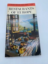 A Holiday Magazine Travel Guide Restaurants of Europe Soft Cover 1961 picture