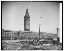 San Francisco California Ferry Building Earthquake Ruins c1906 Waterfront picture