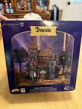 Dept 56 Halloween Hot Classics ~ Dracula's Castle Dracula figure not included picture