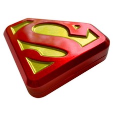 Boston America - Superman Candy Tin - S-SHIELD LOGO SOURS (Cherry Flavor) - New picture