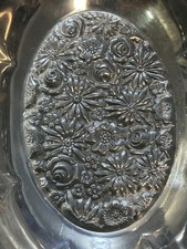 Towle EP Silver Plate rare Scalloped raised flower design picture