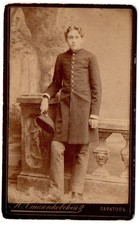 CDV 1890s High school student, russian Empire, Saratov Julian Stempkovsky. picture