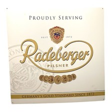 Radeberger German Pilsner Beer Metal Tin Sign | 18