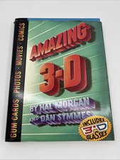 AMAZING 3-D By Morgan & Symmes 1982 Hardcover Book With Original 3-D Glasses picture