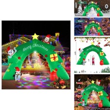 InfleasJoiy 16FT Christmas Tree Arch Inflatable with LED Kaleidoscope Lights picture