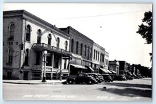 c1940's Main Street Looking East Plano Illinois IL RPPC Photo Vintage Postcard picture