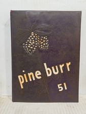 1951 Pine Burr Yearbook,Beaumont High School,Beaumont,Texas picture