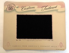 Vtg 1941 Swatch Card For Fabric Woolen Corp New York Custom Tailored picture