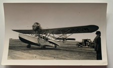 Vintage ca 1930s B&W Photo Sikorsky S-39A Amphibious Aircraft plane 2.75 x 4.5