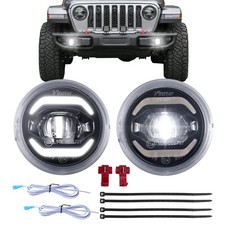2-Pack 4.5-Inch LED Ditch Lights -Compatible with 2007-2017 Wrangler JK JKU,C... picture