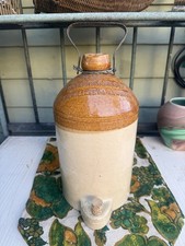 Vintage Crampton & Sons LTD Stoneware Jug Crock Dispenser Advertising picture