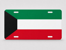 Country Flag Inspired 3x6 Aluminum License Plate Pick Your Country Novelty picture