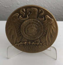 Vtg American Legion School Award Bronze Medallion for God Country A1 picture