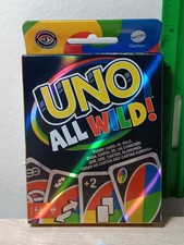 UNO ALL WILDS Edition Card Game Mattel 112 Cards 2-7 Players picture