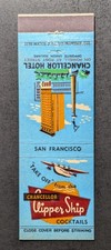 Vintage Chancellor Hotel San Francisco CA Matchbook Cover picture