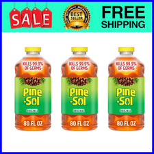 Pine-Sol Multi-Surface Cleaner Original 80 oz 3-Pack Ships from USA picture