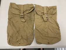 Pair Of USMC FILBE MOLLE Hydration Pouches Coyote Brown picture