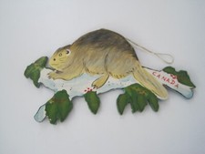 Canada Beaver Souvenir Hand Painted Ornament picture