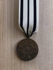 Original Germany 1848-49 Bronze Hohenzollern Friedrich Wilhelm IV Medal, Ribbon picture