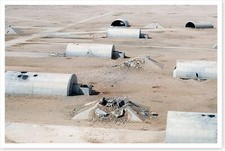 Damage To Hardened Aircraft Bunkers Iraq Operation Desert Storm 8x12 Photo picture