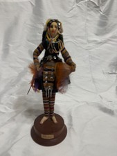 Vintage Thai Hill Tribe Doll Ekaw Handmade Thailand Ethnic Folk Art Costume Disp picture