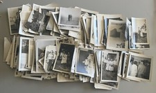 LOT OF 20 ORIGINAL RANDOM FOUND OLD PHOTOGRAPHS B&W SEPIA VINTAGE SNAPSHOTS picture