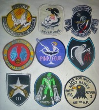 Lot x 9 Patch - CIA Air America - USAF Puff The Magic Dragon - Vietnam War, 9/30 picture