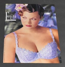 1999 Print Ad Sexy Fashion Lady Blonde Felina Lingerie Bra Feminine Beauty Art P picture