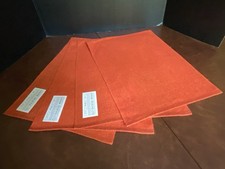 Dansk RITA PUOTILA Set of 4 Placemats 100% Linen Orange Finland Vintage Unused picture