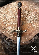 Custom Handmade Game of Throne - Needle Sword With Leather Sheath, Gift for Men picture