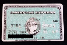 EXPIRED 1985 American Express Charge Credit Card picture