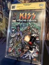 CBCS ART KISS PSYCHO CIRCUS #1 1997 ISSUE COMIC 3x SIGNED WITH SKETCH ART  picture