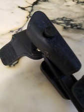 Vintage/Rare Safariland Holster Model 011, Basket Black, Lined, RH,  OLD-BUT-NEW picture