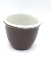 Hall Vintage Restaurant Ware Brown Custard Cup picture