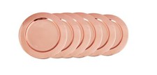 Old Dutch Hammered Copper Charger Plates, 13